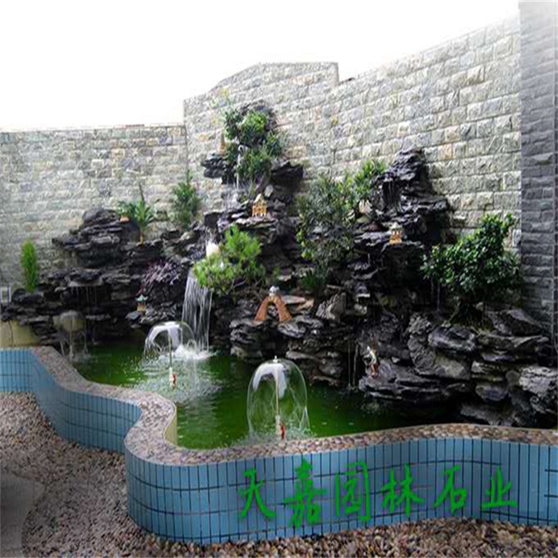 新华小庭院水景设计